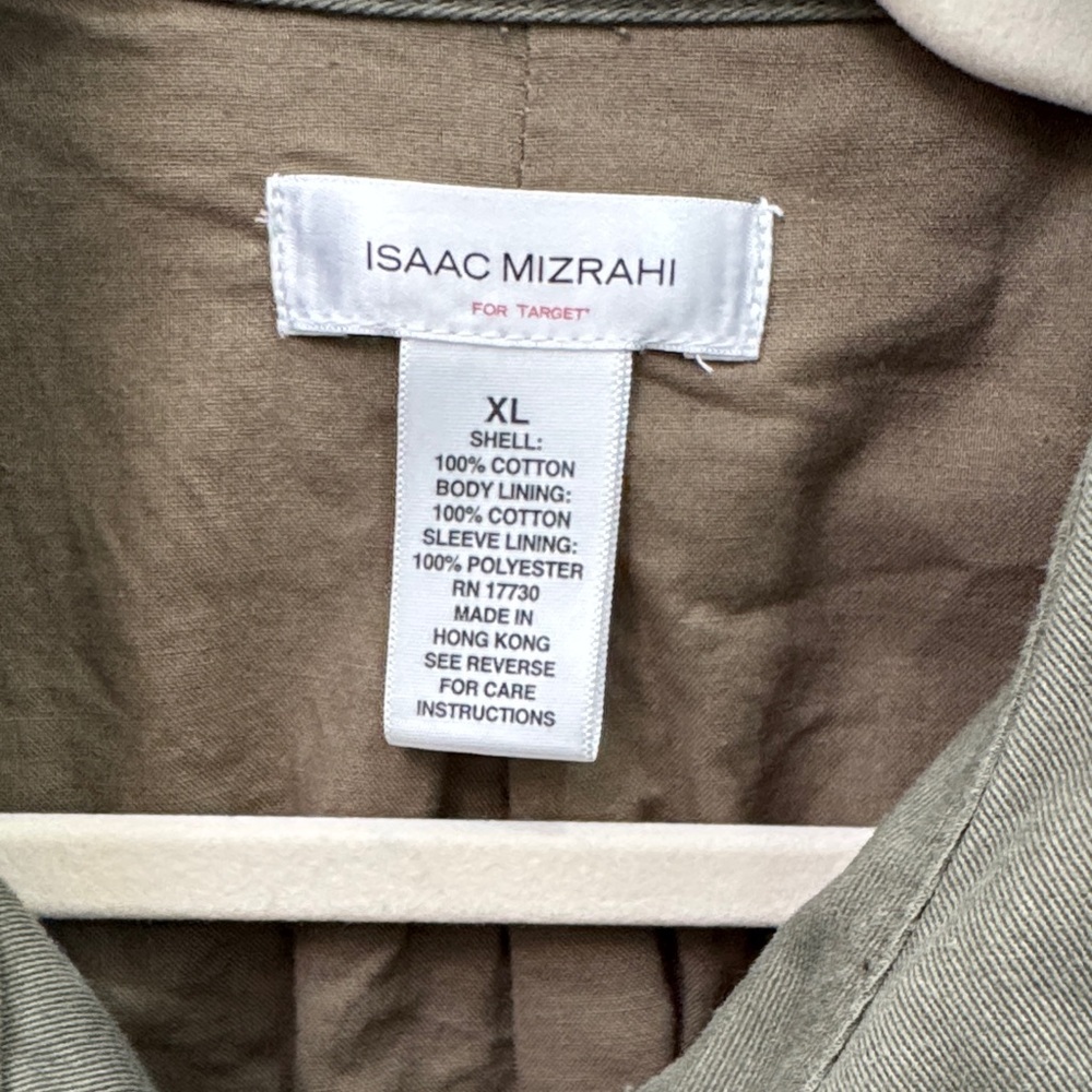 Isaac Mizrahi X Target Collared Utility Button Do… - image 2